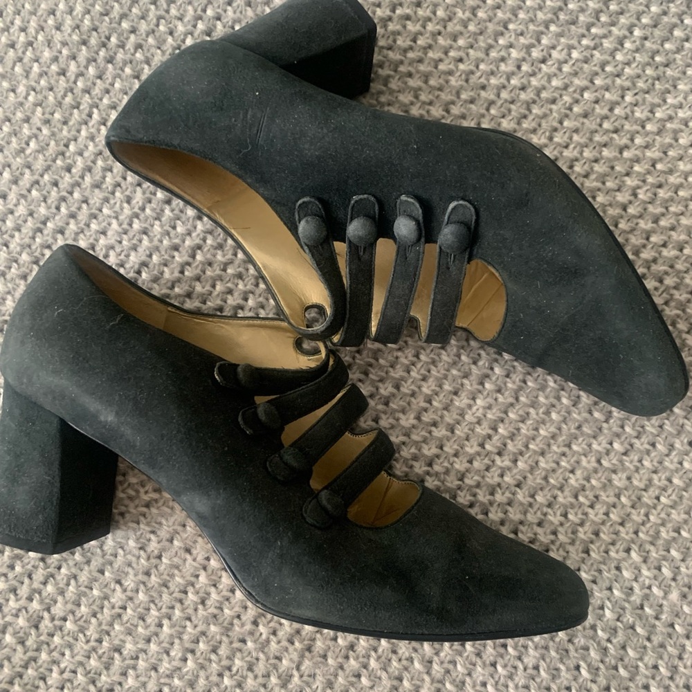 Suede Heels